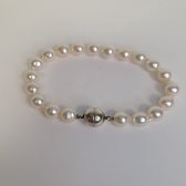 Bracelet de perles - perle d'Akoya - perles véritables - dames/hommes - fermeture magnétique - vente