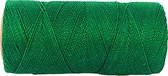 Macramé Koord - GRAS GROEN / KELLY GREEN - #1045 - Waxed Polyester Cord - Klos ca. 173mtr - 1mm Dik