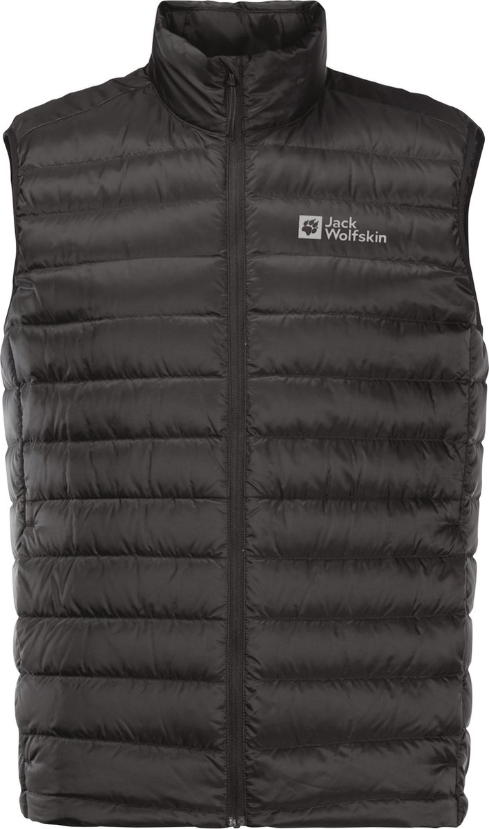 Jack Wolfskin Pack & Go Down Vest Men Bodywarmer Heren Zwart
