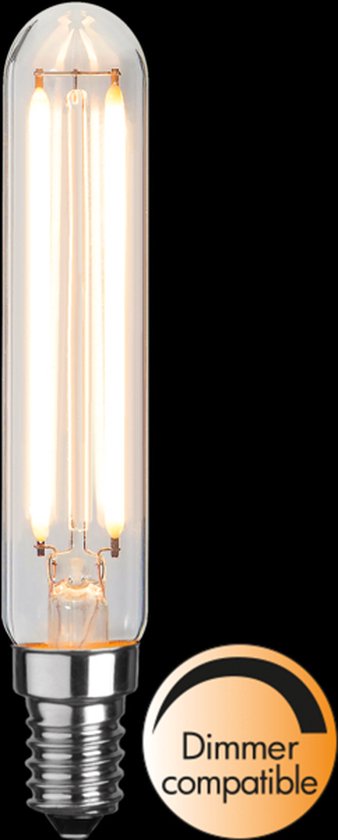 Staaflamp - E14 - 2W - Extra Warm Wit - 2700K - Dimbaar - Filament - Helder