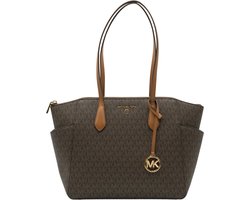 Michael Kors Schoudertas Jet Set Leer - bruin