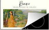 KitchenYeah® Inductie beschermer 77x51 cm - Kunst - Renoir - Oude meesters - Kookplaataccessoires - Afdekplaat voor kookplaat - Inductiebeschermer - Inductiemat - Inductieplaat mat
