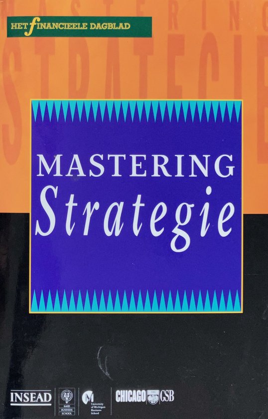Cover van het boek 'Mastering strategie'