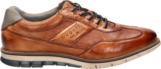 Bugatti Simone Sneakers cognac Leer - Maat 42