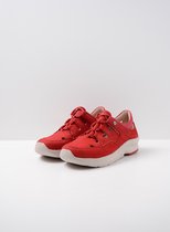 Wolky Galena Chaussures à lacets nubuck rouge
