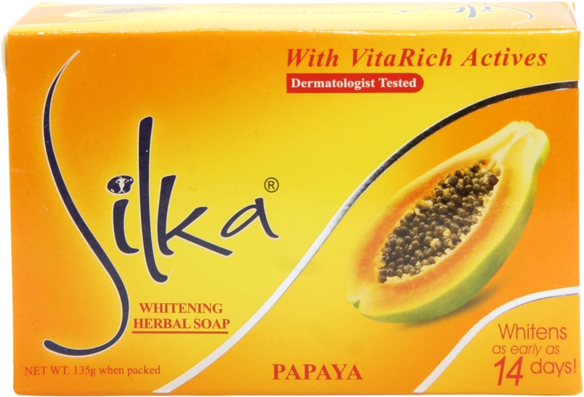 Silka skin lightening papaja zeep 135gr | bol.com