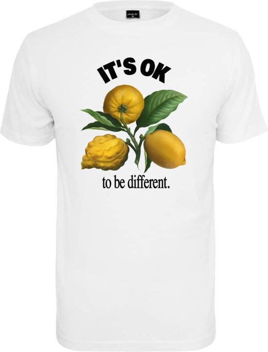 Mister Tee - It's Ok Heren T-shirt - XS - Wit