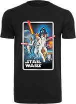 Merchcode Star Wars Tshirt Homme -XL- Affiche Zwart