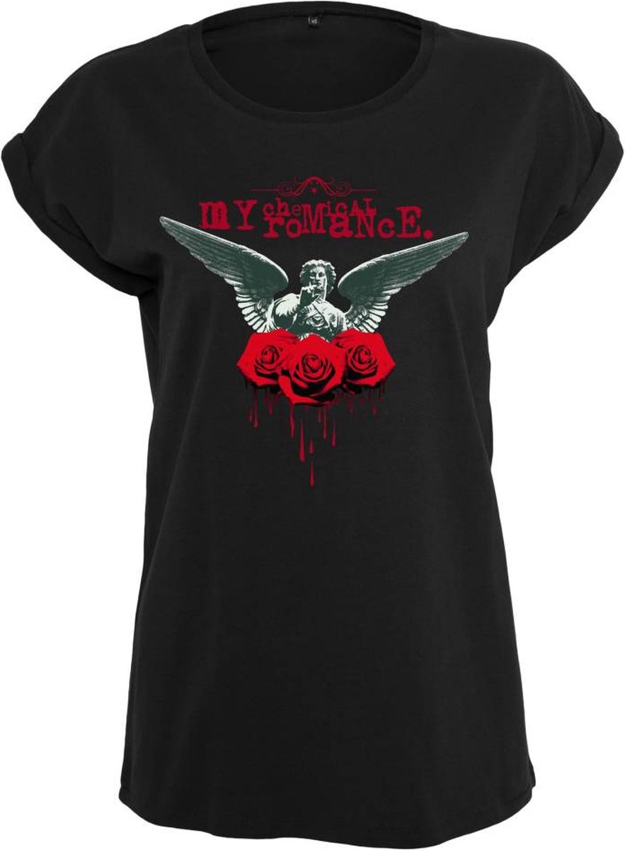 Merchcode - Angle Of Water Dames T-shirt - L - Zwart