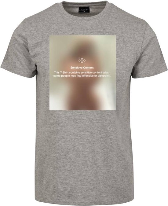 Mister Tee Herren Sensitive Content Tee T-Shirt, White, XS