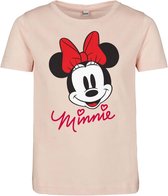 Mister Tee Mickey Mouse - Minnie Mouse Kinder T-shirt - Kids 122/128 - Roze