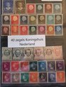 Afbeelding van het spelletje 40 Zegels Koninklijk Huis- Nederlands postzegel pakket & souvenir. Collectie met verschillende postfrisse postzegels van het Koningshuis - authentiek