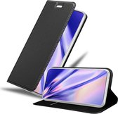 Cadorabo Hoesje geschikt voor Samsung Galaxy NOTE 10 PLUS in CLASSY ZWART - Beschermhoes met magnetische sluiting, standfunctie en kaartvakje Book Case Cover Etui