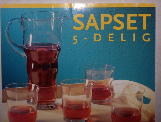 Sapset 5 delig - karaf met glazen | bol.com