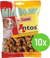 Antos Mini Bones Duo Wild - hondensnoepjes - 200 gram - 10 Verpakkingen