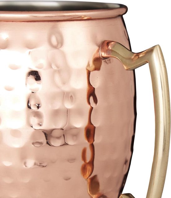 Ernesto Moscow mule Koperen bekers 2 stuks 510ML