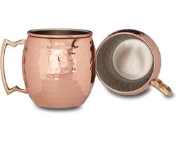 Ernesto Moscow mule Koperen bekers 2 stuks 510ML