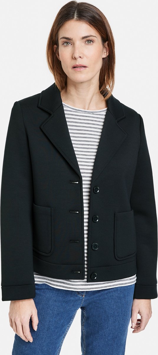 GERRY WEBER Dames Jersey blazer navy-46