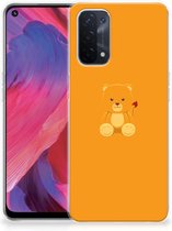 Silicone Hoesje OPPO A74 5G | A54 5G GSM Hoesje Baby Beer
