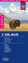 Reise Know-How Landkarte USA 02 Nord 1 : 1.250.000. Idaho, Montana, Wyoming, North Dakota, South Dakota, Nebraska