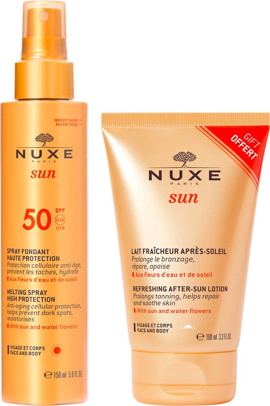 Nuxe Sun Melting Spray SPF 50 + Refreshing AfterSun Lotion 150 ml