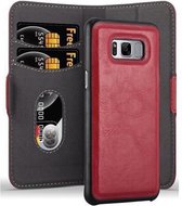 Cadorabo Hoesje geschikt voor Samsung Galaxy S8 PLUS in GRANAATAPPEL ROOD - Beschermhoes in 2-in-1 design met standfunctie en kaartvak Book Case Cover Etui