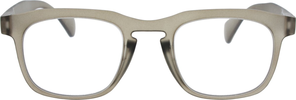 Noci Eyewear YCU361 Bob Leesbril +2.50 - Mat grijs - spring hinge
