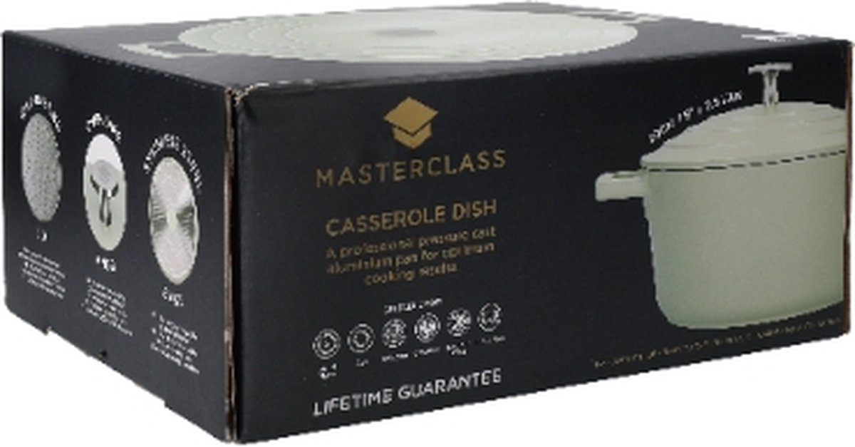 MasterClass Braadpan Mint - ø 20 cm / 2.5 Liter - Standaard anti-aanbaklaag  | bol.com