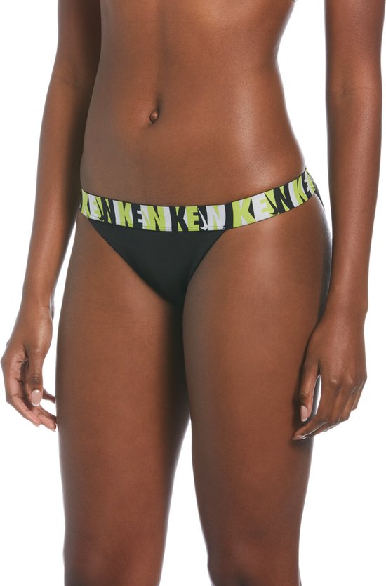 Bas de bikini Nike Swim Logo Tape Banded Coutures plates - Séchage rapide