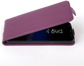 Cadorabo Hoesje geschikt voor Samsung Galaxy S8 in BORDEAUX PAARS - Beschermhoes in flip-design Case Cover van getextureerd imitatieleer