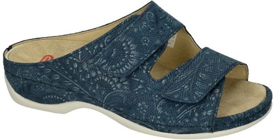 Berkemann -Dames - blauw - slippers & muiltjes - maat 38.5