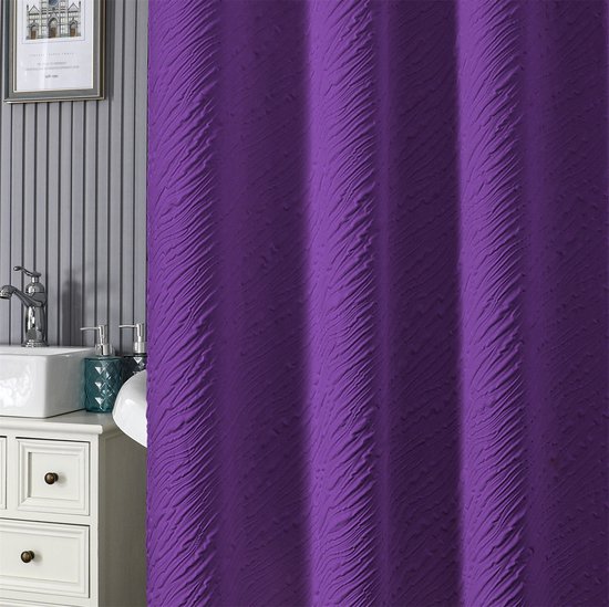 Floraweg Douchegordijn,douchegordijnen voor badkamer 3D embossing