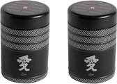 Theeblik Kyoto Zen 100 gram - Voor losse thee | 2 stuks