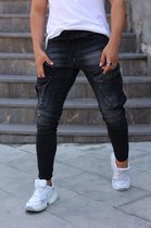 Cargobroek Streetwear Zakken Jongens Mannen Jogger Broek Hip Hop Joggingbroek Joggers Broek Tactische Heren Broek Cargo Harembroek Mannen Kleding W33