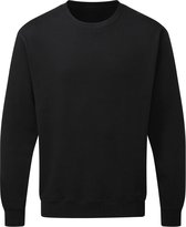 Zwarte heren sweater Crew Neck merk SG maat L