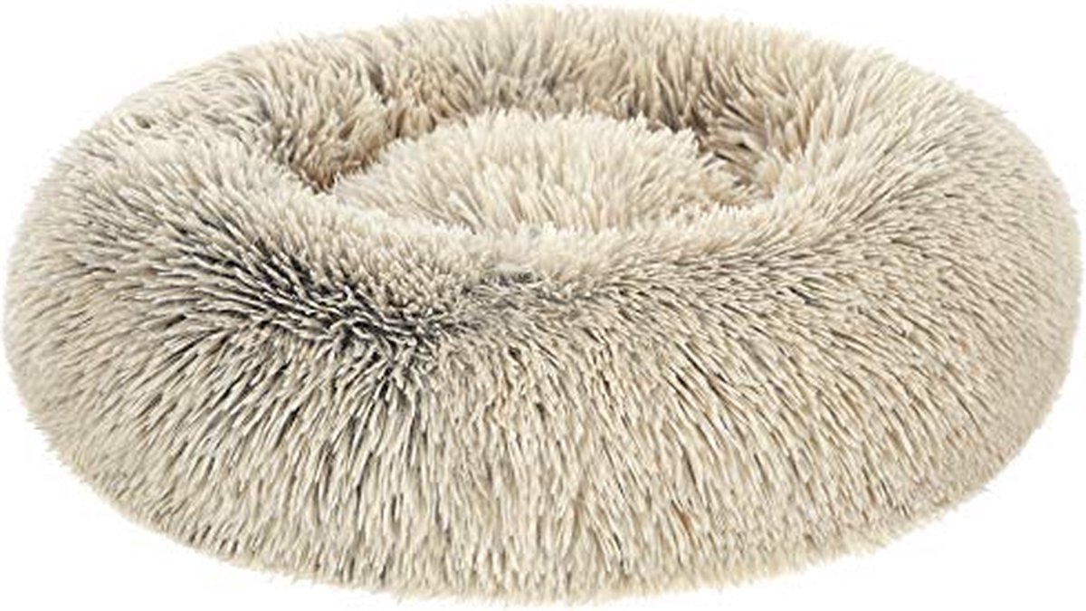 Hondenbed - Hondenmand- Kattenbed - Zacht pluche - 50 cm - Kaki