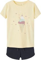 NAME IT NMFJOLEAN SS SHORT SET CAMP T-shirt Filles - Taille 98