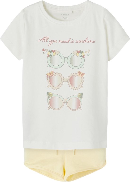 NAME IT NMFJOLEAN SS SHORTS SET CAMP Meisjes T-shirt