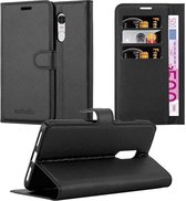 Cadorabo Hoesje voor Xiaomi RedMi NOTE 4 in PHANTOM ZWART - Beschermhoes met magnetische sluiting, standfunctie en kaartvakje Book Case Cover Etui