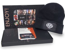 Filmpakket Spider-Man - filmbox cadeau met Spider-Man beanie, filmtegoedkaart en evt persoonlijk bericht
