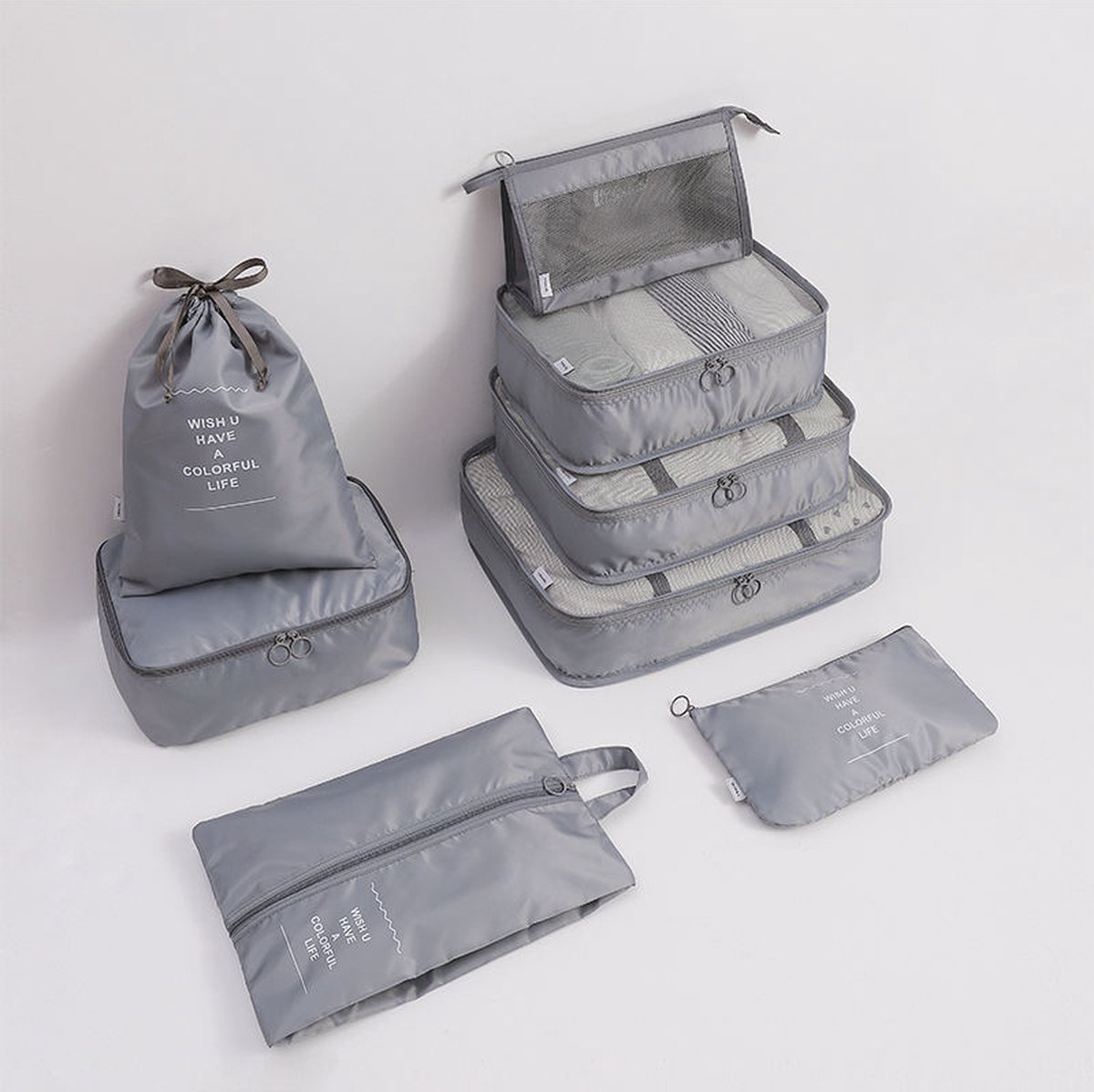 Somstyle Packing Cubes Set 8Delig Organizer Voor Koffer En Backpack