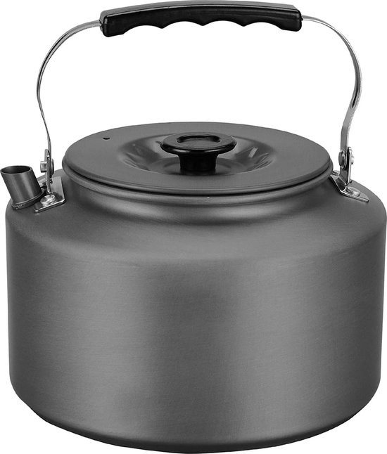 Foto: Bulin campingketel snelle verwarming camp thee koffiepot outdoor wandeluitrusting draagbare theepot 2 2 l 