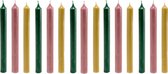 Cactula belles bougies à dîner 19,5 cm en 3 couleurs Trendy 9 pièces | Printemps! Jaune / Vert / Rose