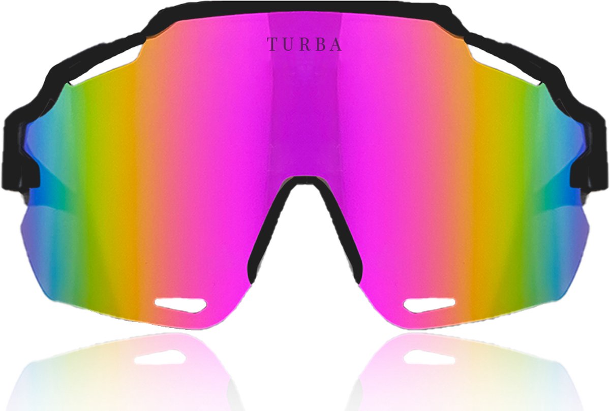 Turba Optics - Fietsbril Niko High Definition - Categorie 3 Lens - Gepolariseerde Zonnebril - UV bescherming - Anti-slip - Unisex Sportbril