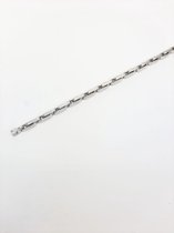 Witgouden armband - 14 karaat - 19 cm - 130091117 - uitverkoop Juwelier Verlinden St. Hubert - van €1615,- van €1319,-