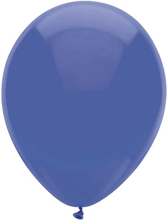 Haza - Ballonnen - marine blauw - verjaardag feest - 100x stuks - 29cm