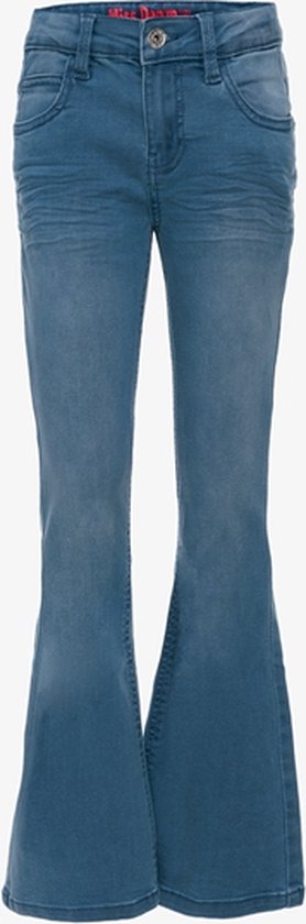 TwoDay meisjes flared jeans - Blauw - Maat 140 | bol.com