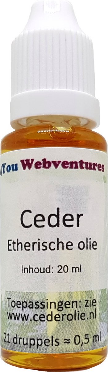 Goedkoopste Pure etherische cederolie - 20 ml - etherische olie - essentiële ceder olie