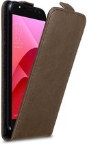 Cadorabo Hoesje geschikt voor Asus ZenFone 4 Selfie PRO in KOFFIE BRUIN - Beschermhoes in flip design Case Cover met magnetische sluiting