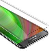 Cadorabo Screenprotector voor Samsung Galaxy S7 EDGE - Pantser film Beschermende film in KRISTALHELDER Geharde (Tempered) display beschermglas in 9H hardheid met 3D Touch